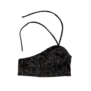 Death Moth Longline  Bikini- TOP