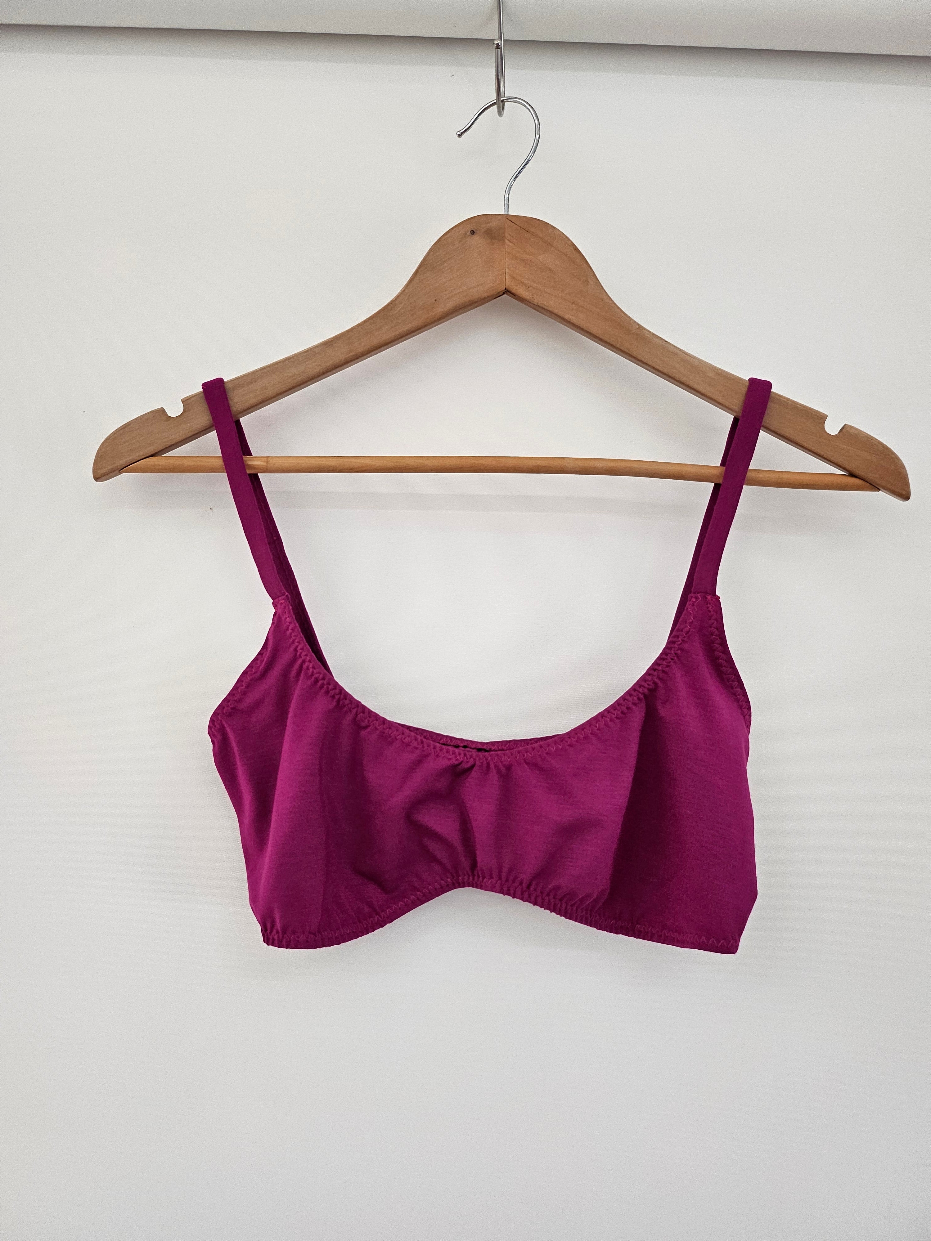 Easy Bralette and Undies Set- Magenta